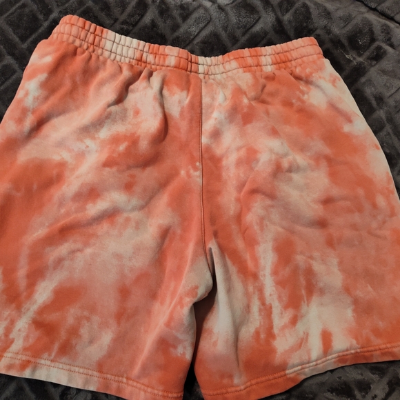 Adidas Pink and White Tie-Dye Shorts - Picture 4 of 4